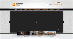 Desktop Screenshot of domecekmilevsko.cz